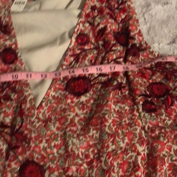 Rana Gill Red Floral Dress - Picture 9 of 10